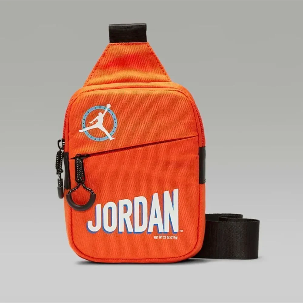 Air Jordan OG MVP Hip Bag Fanny Pack Orange Black Zippers Buckle Retro Brand New